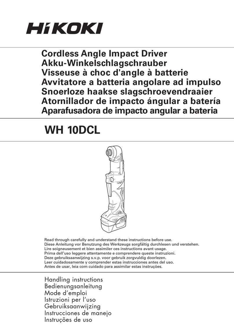 HIKOKI WH 10DCL User manual