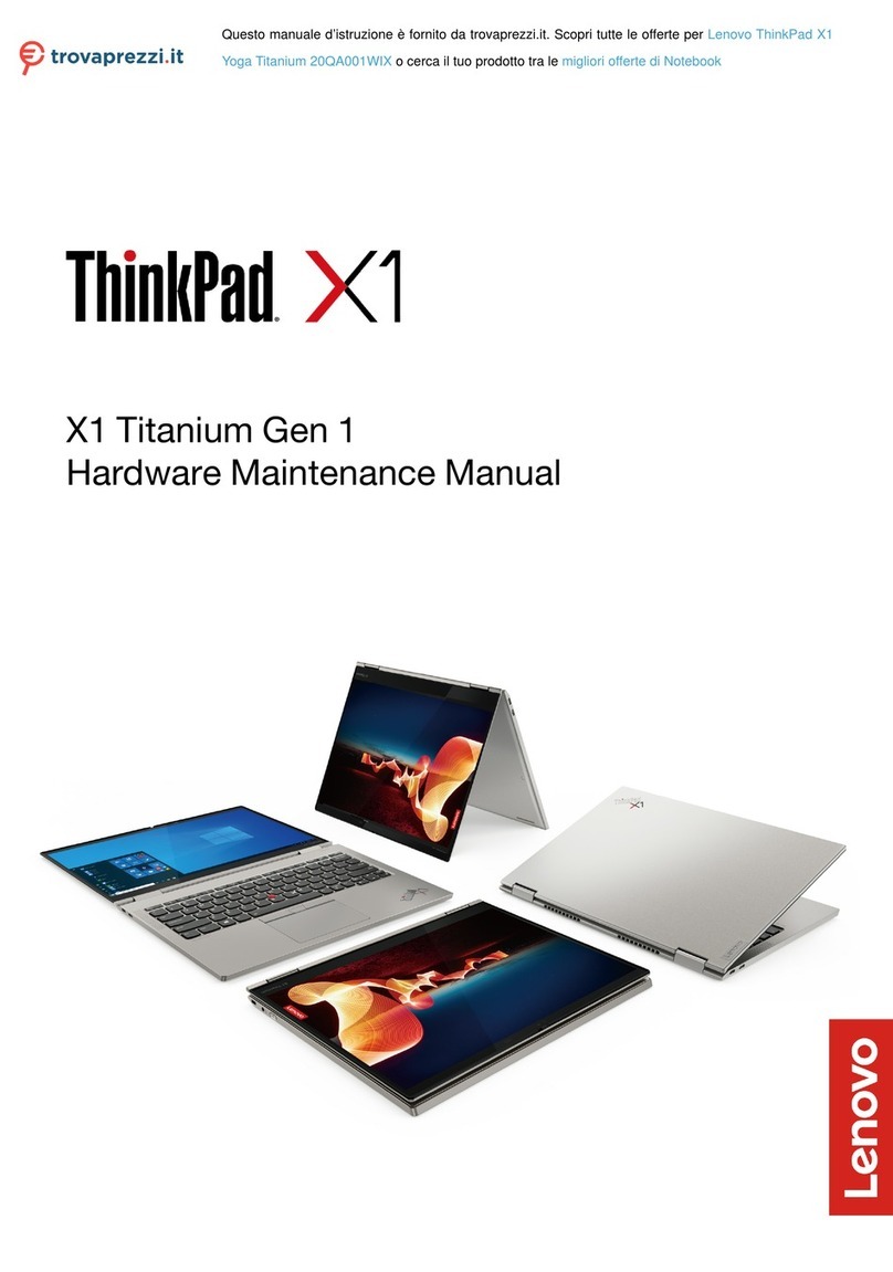 Lenovo ThinkPad X1 Titanium 20QA001WIX Hardware Maintenance Manual