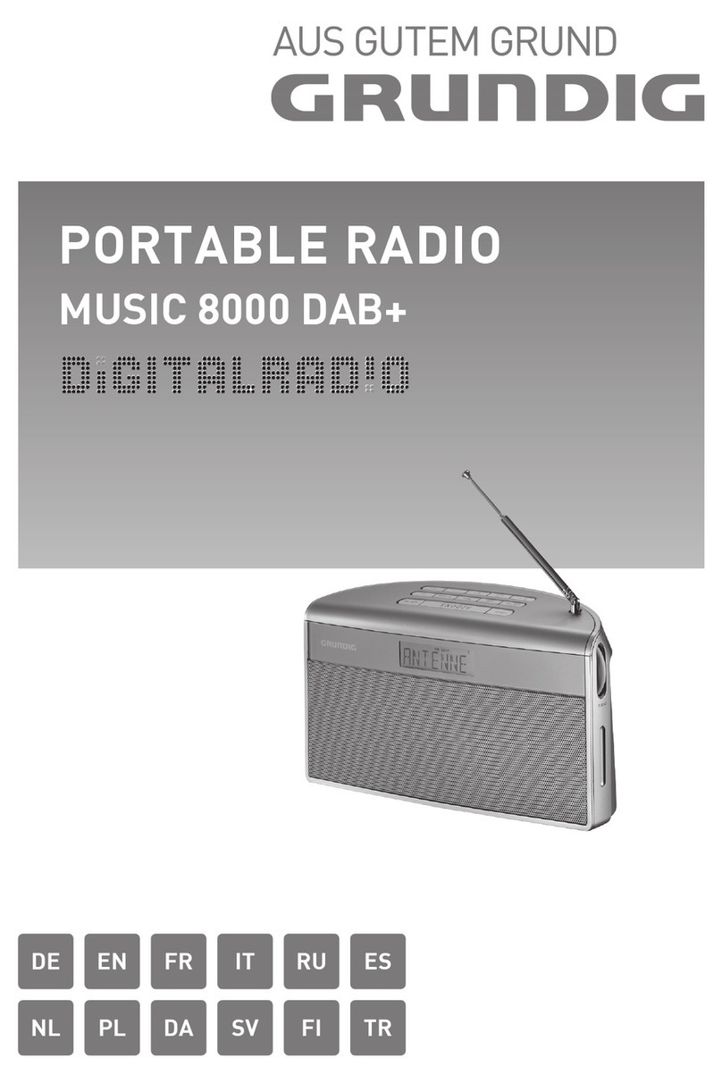 Grundig MUSIC 8000 DAB+ User manual