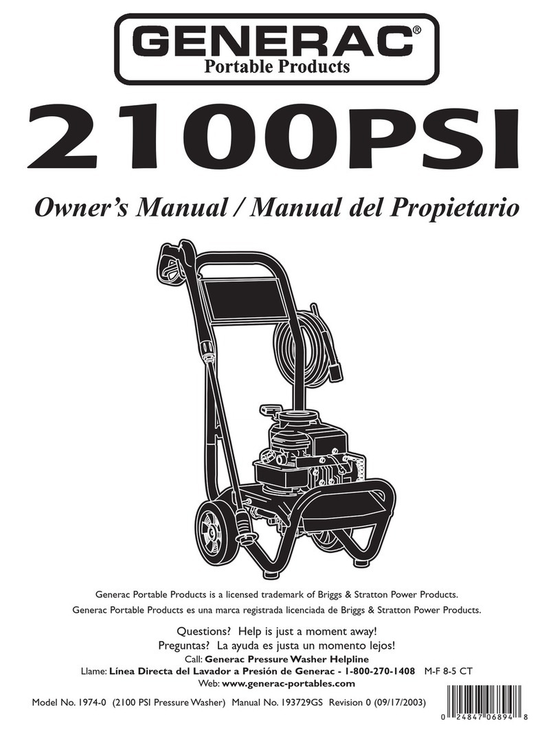 Generac Power Systems 2100PSI 1974-0 User manual