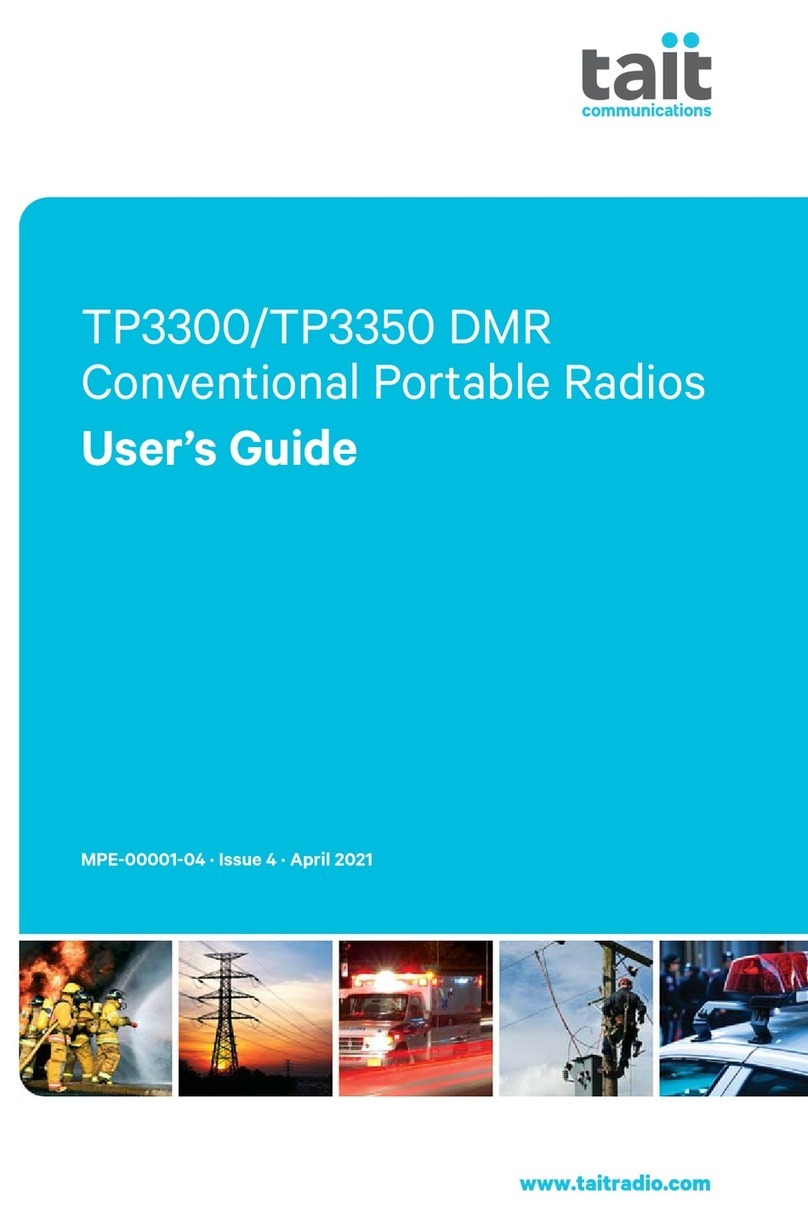 Tait TP3350 DMR User manual