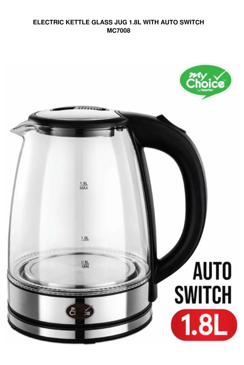 PowerPac my Choice MC7008 User manual
