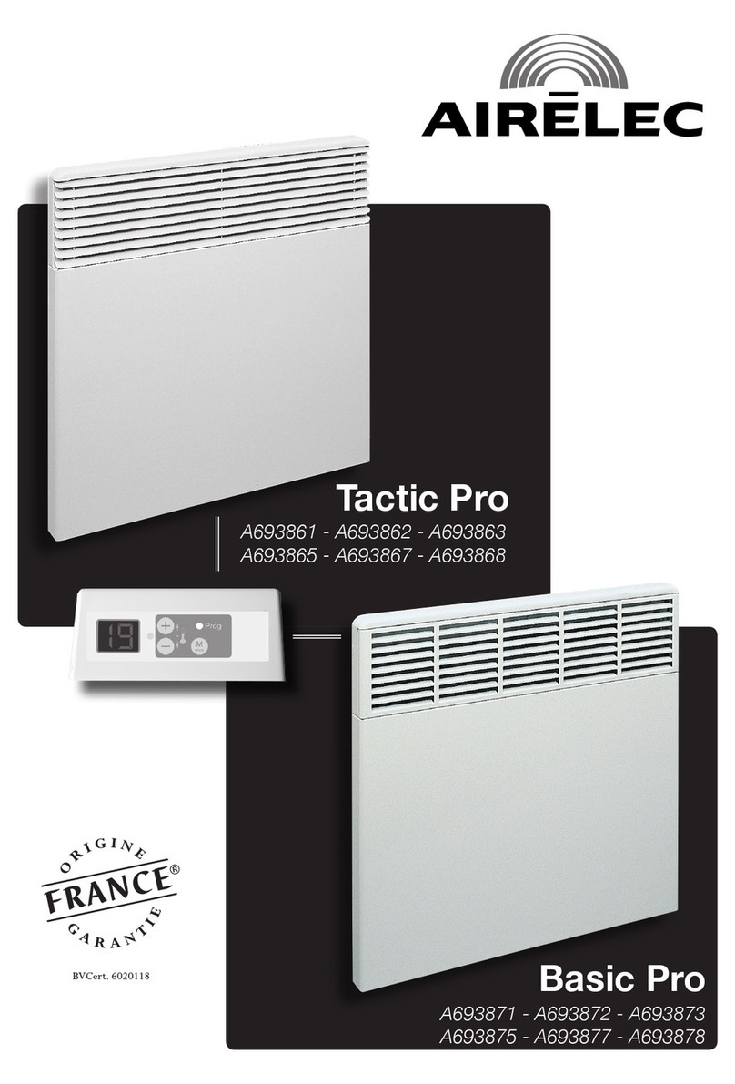 Airelec Tactic Pro A693861 Installation & user guide