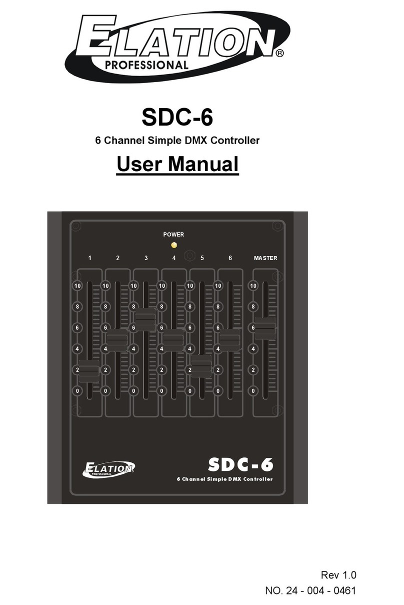 Elation SDC-6 user manual