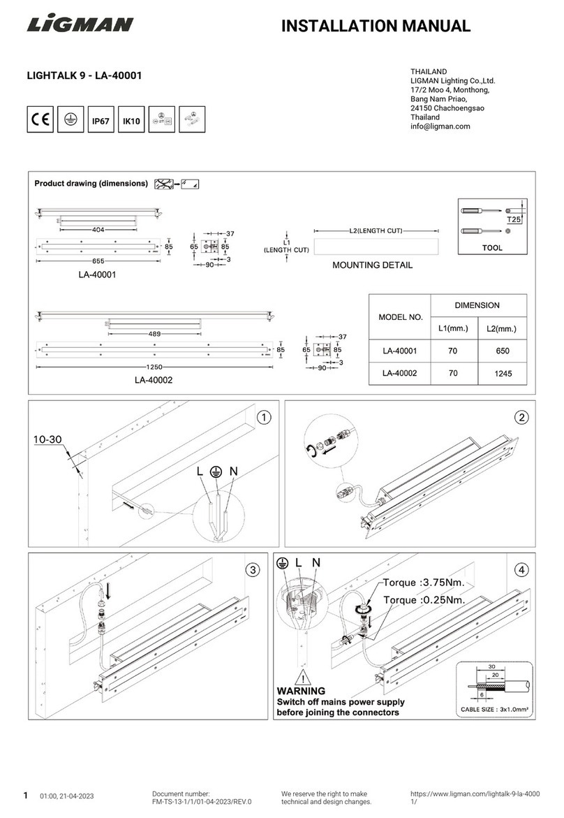 LIGMAN LA-40001 User manual