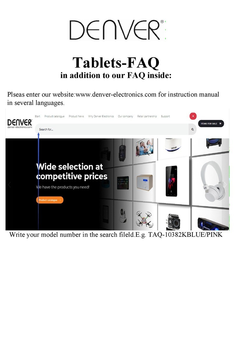 Denver TAQ-10382KBLUE/PINK Faq