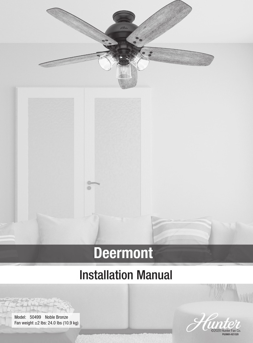 Hunter Deermont PG3869 User manual