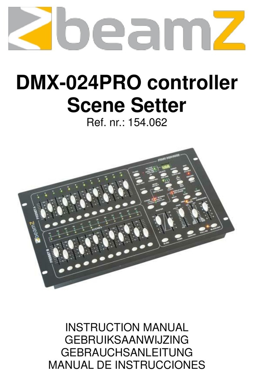 Beamz Scene Setter DMX-024PRO User manual