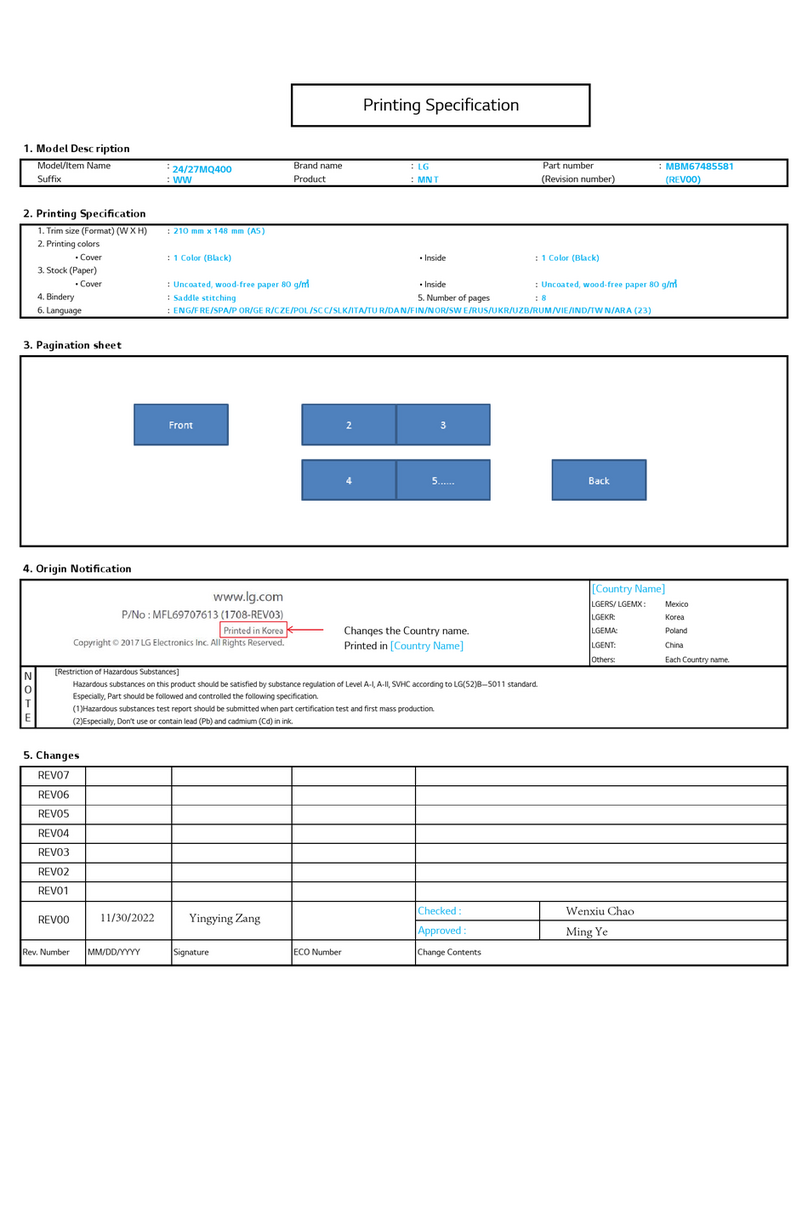 LG 24MQ400-B User manual