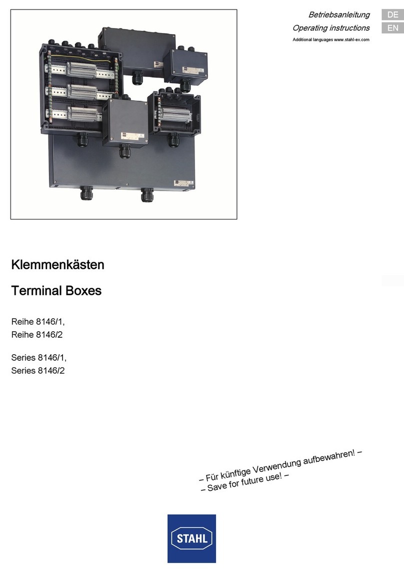Stahl 8146/2 operating instructions