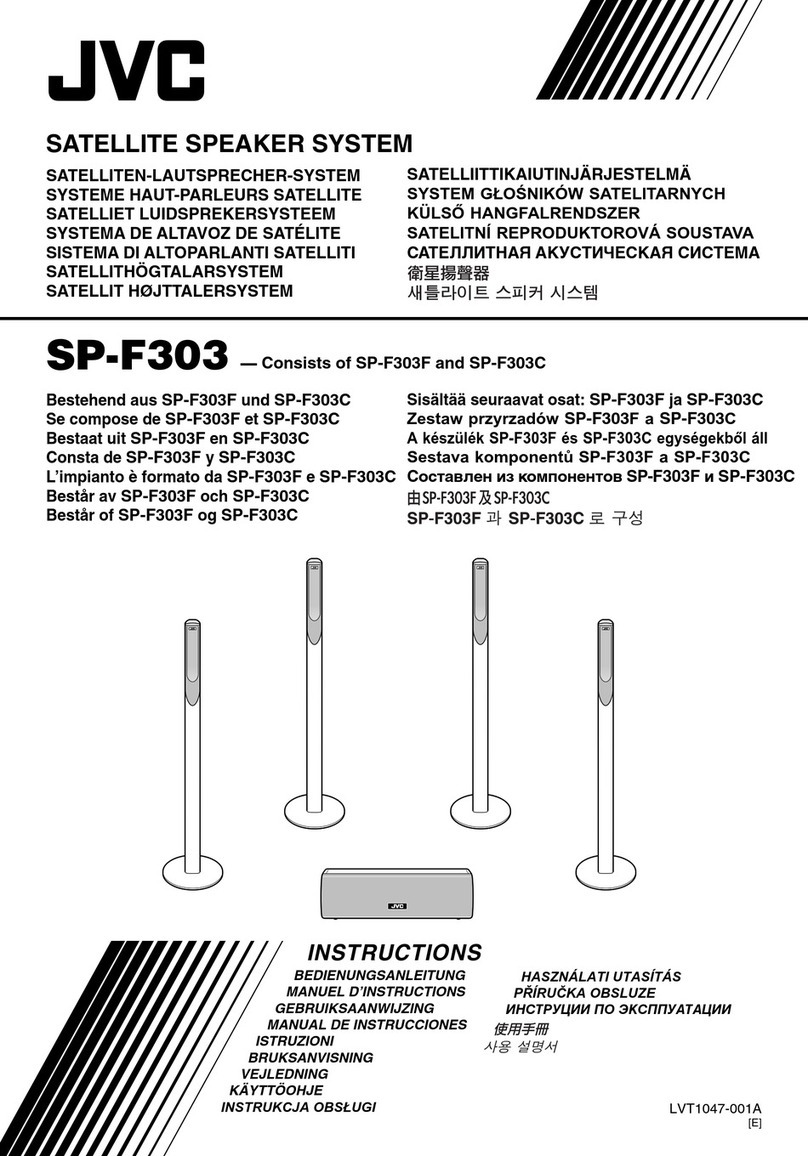JVC SP-F303F User manual