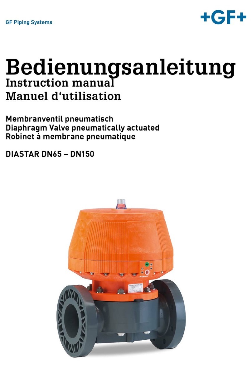 GF DIASTAR DN65 instruction manual