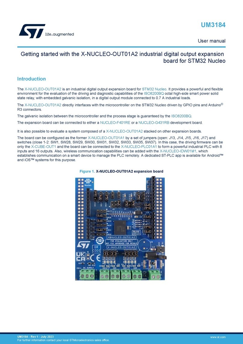 ST X-NUCLEO-OUT01A2 User manual