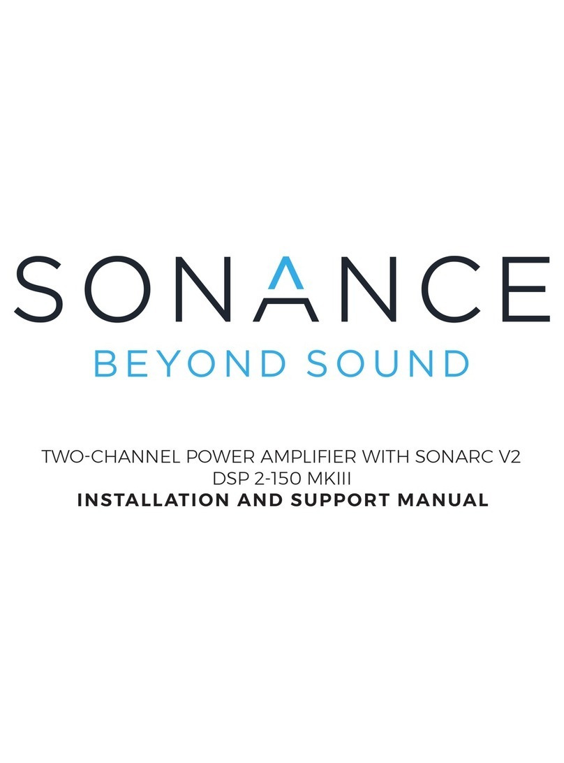 Sonance DSP 2-150 MKIII Installation instructions
