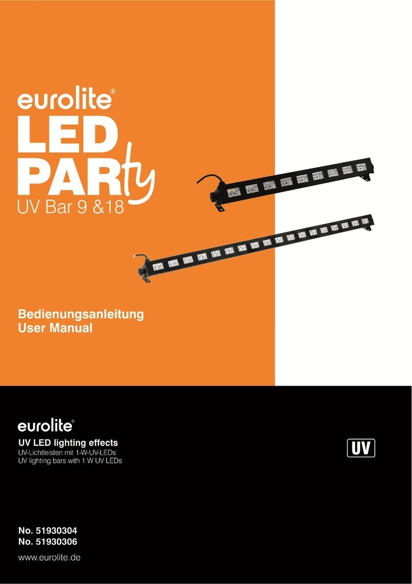 EuroLite LED PARty UV Bar 9 user manual