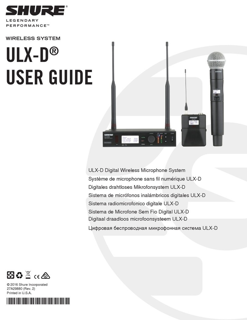 Shure ULXD-G51 user guide