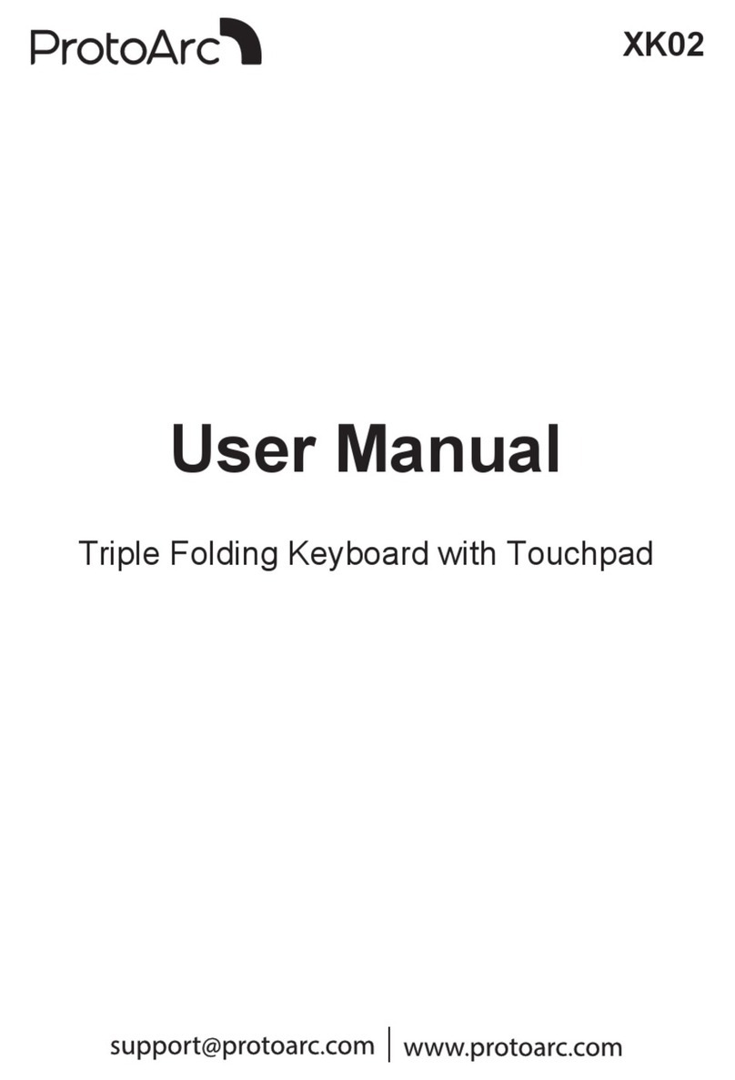 ProtoArc XK02 User manual