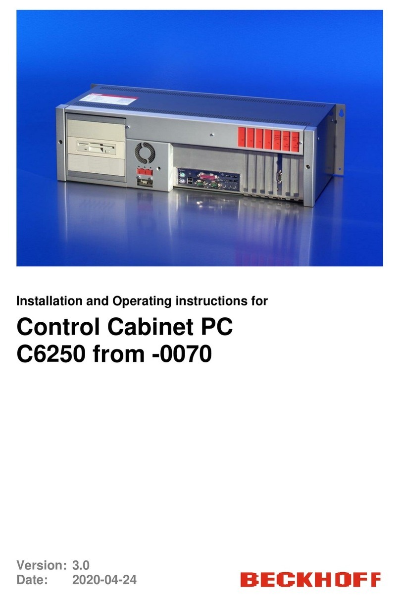 Beckhoff C6250-0070 User manual