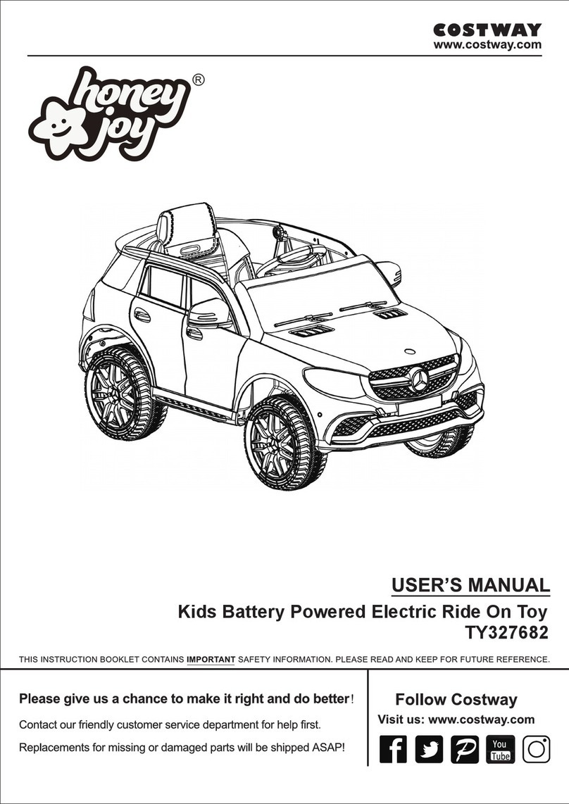 Costway honey joy TY327682 user manual