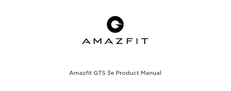 Amazfit GTS 3e User manual