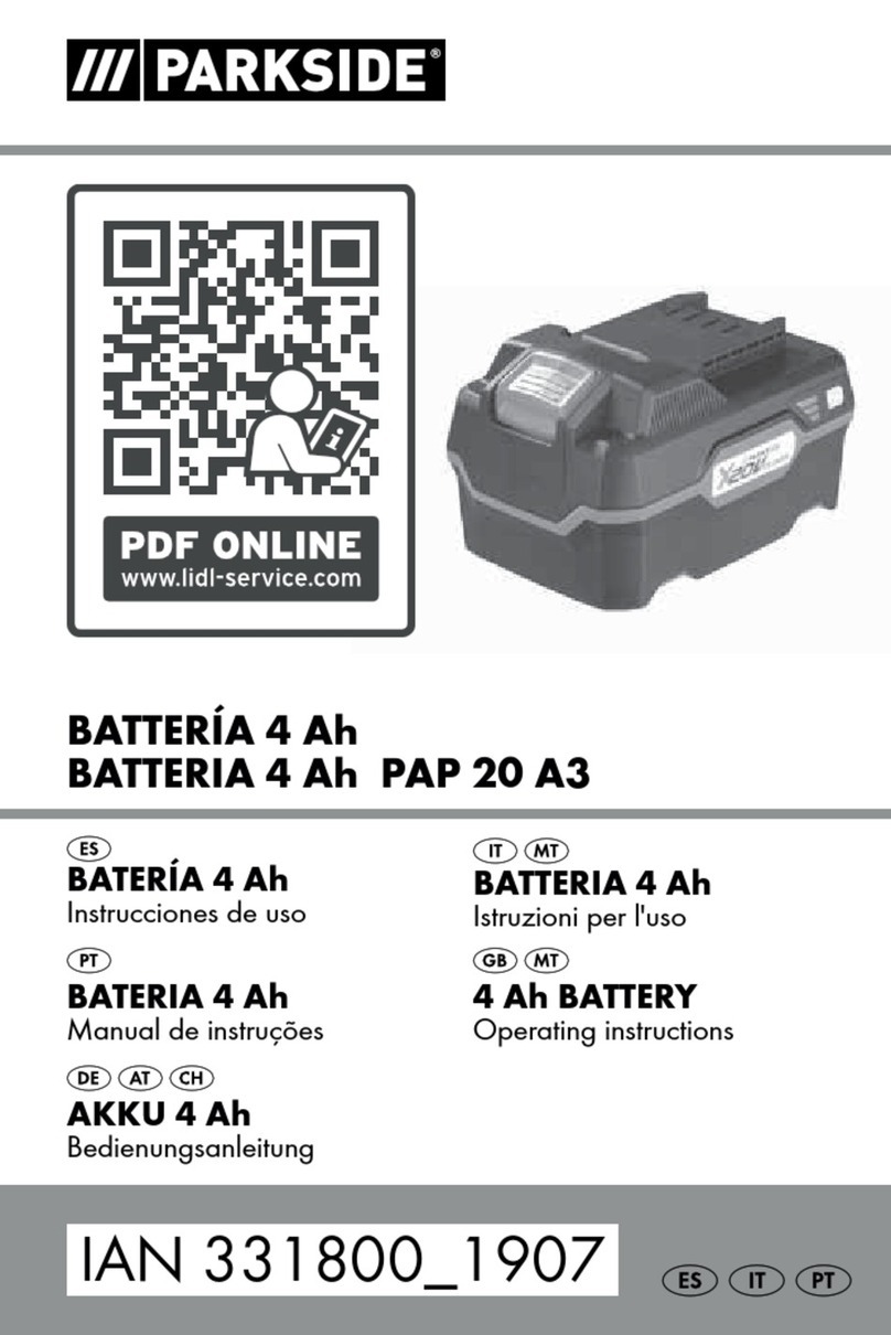 Parkside PAP 20 A3 User manual