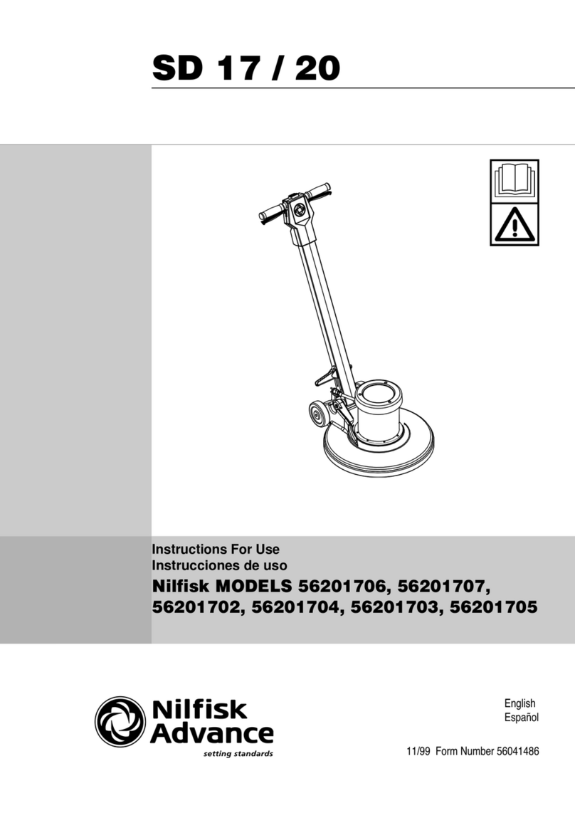 Nilfisk-Advance 56201706 User manual