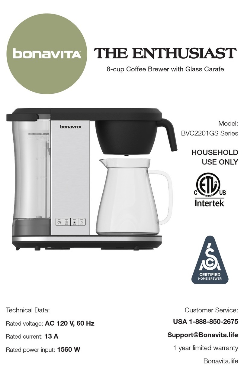 Bonavita THE ENTHUSIAST manual