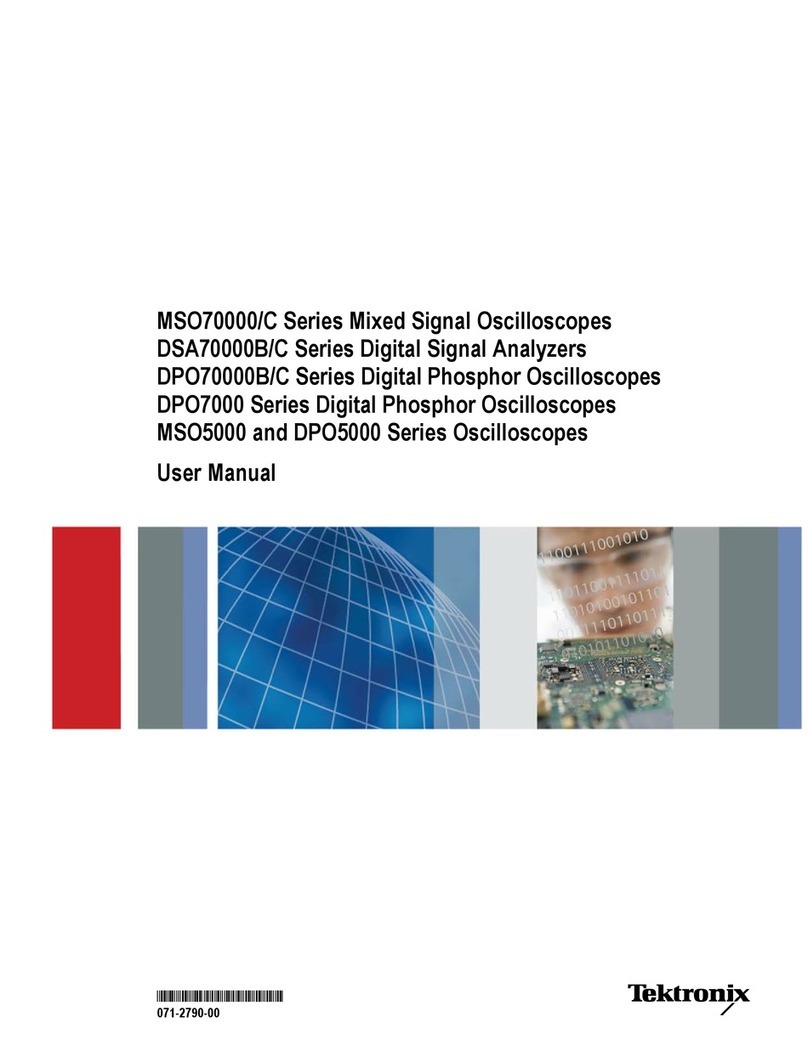 Tektronix MSO5000 Series User manual