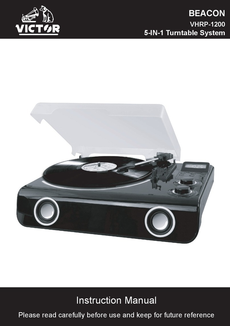 Victor BEACON VHRP-1200-BK instruction manual