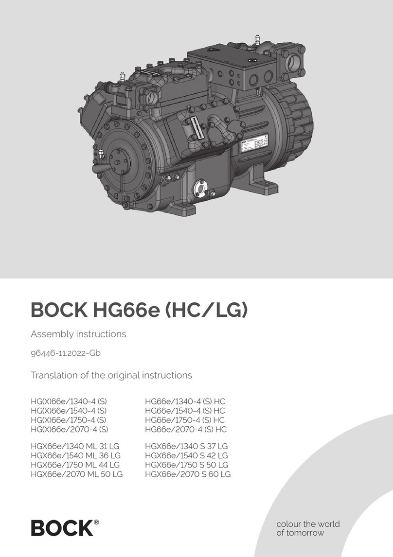 BOCK HG66e/1340-4 User manual