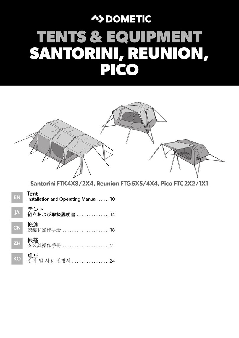 Dometic Santorini FTK4X8/2X4 User manual