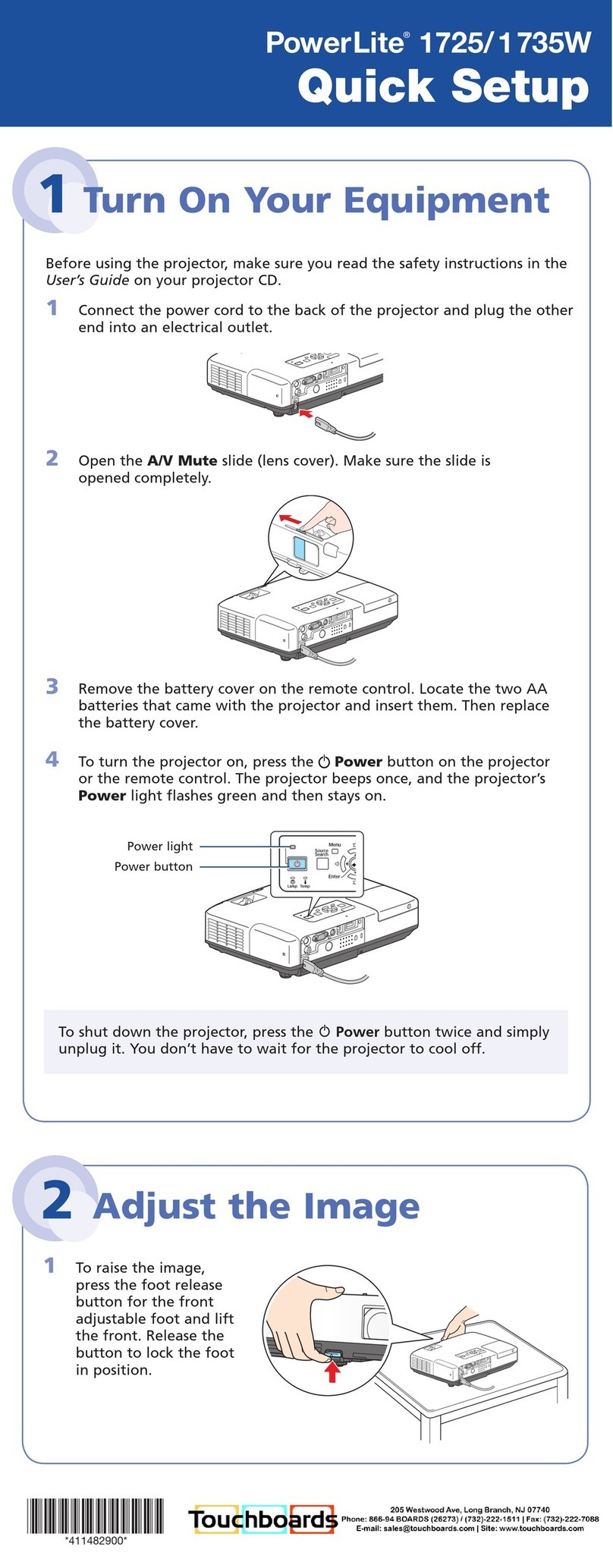 Epson 1735W - PowerLite WXGA LCD Projector Specification sheet