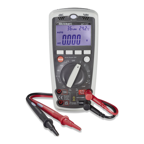 VOLTCRAFT MULTI-DMM MT-52 - V09-10 operating instructions