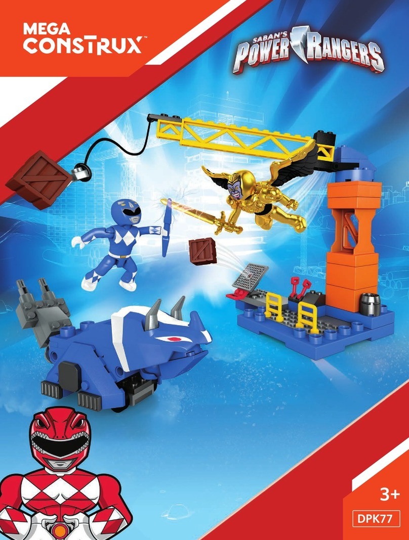 Mega Construx SABAN'S POWER RANGERS DPK77 manual
