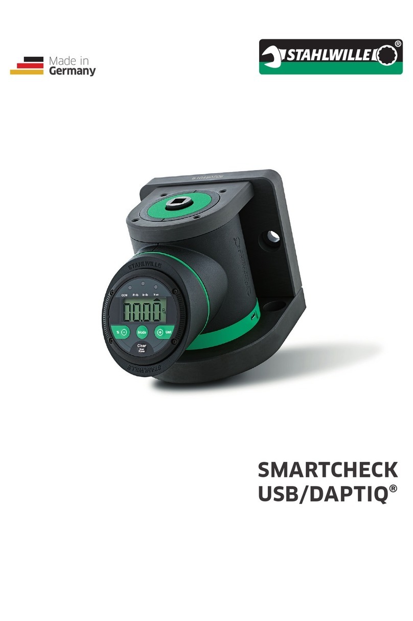 Stahlwille SMARTCHECK USB/DAPTIQ User manual