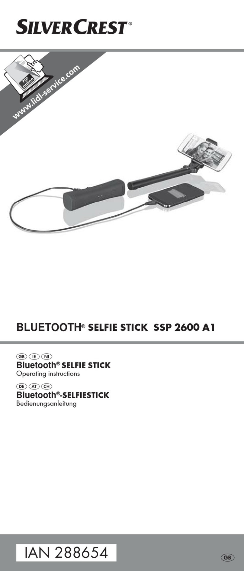 Silvercrest 288654 operating instructions