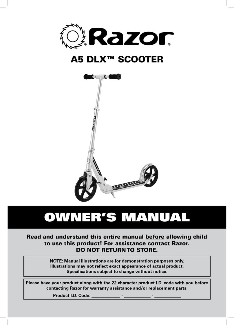 Razor A5 DLX User manual
