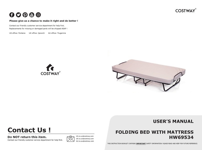 Costway HW69534 User manual