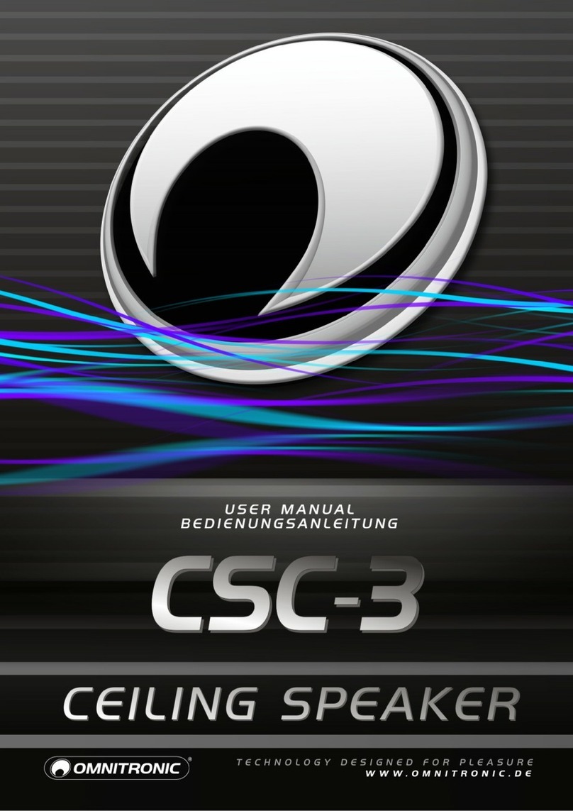 Omnitronic CSC-3 User manual