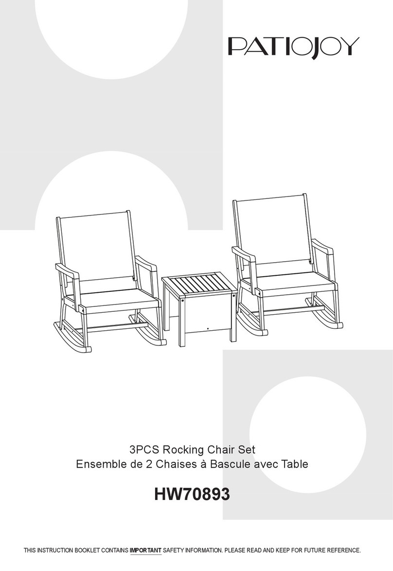 PATIOJOY HW70893 User manual