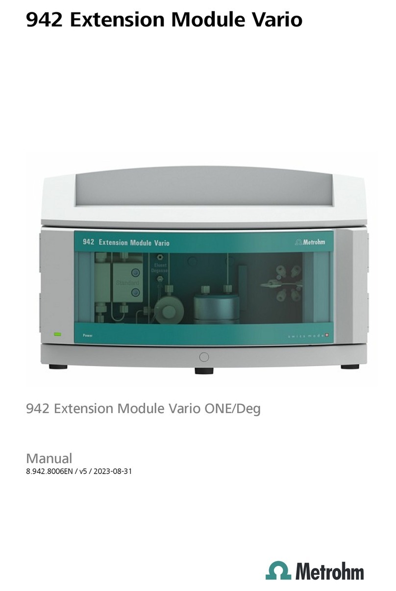 Metrohm 942 Extension Module Vario LQH manual Metrohm 942 Extension Module Vario LQH manual