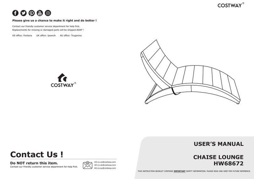 Costway HW68672 user manual