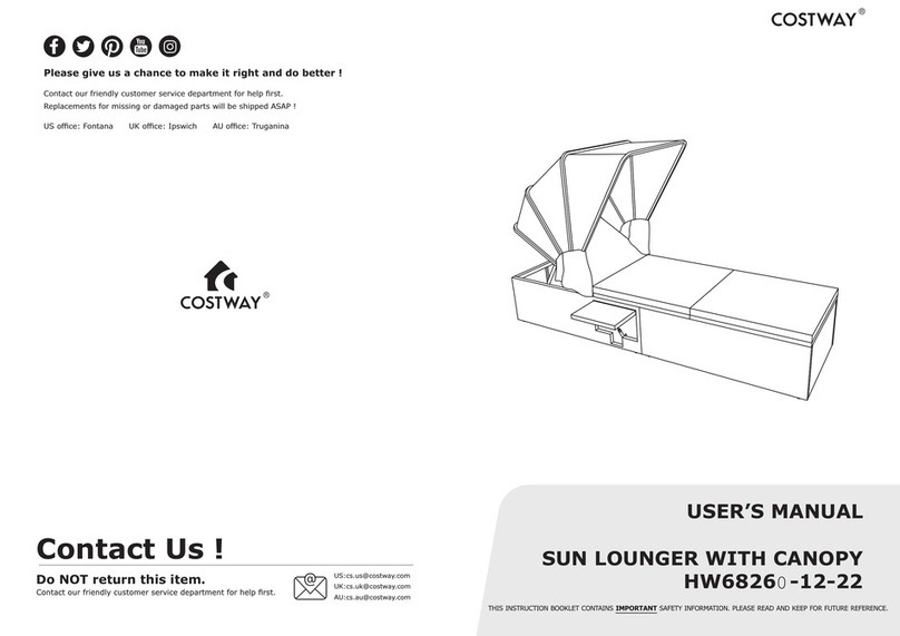 Costway HW68260-12-22 User manual Costway HW68260-12-22 User manual