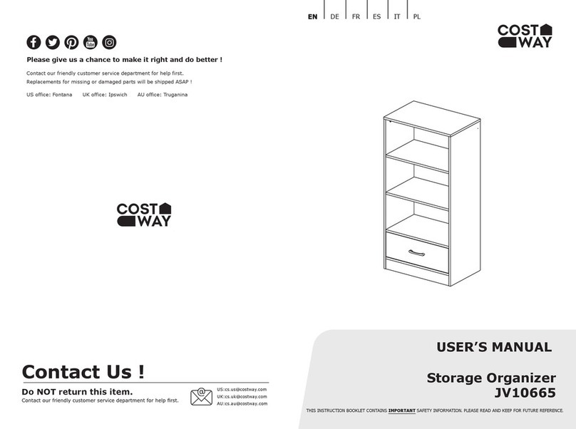 Costway JV10665 User manual