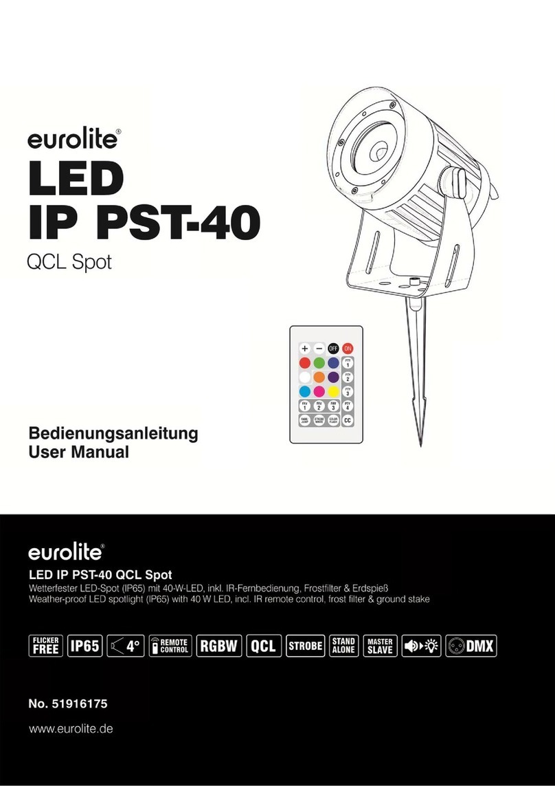 EuroLite LED IP PST-40 user manual