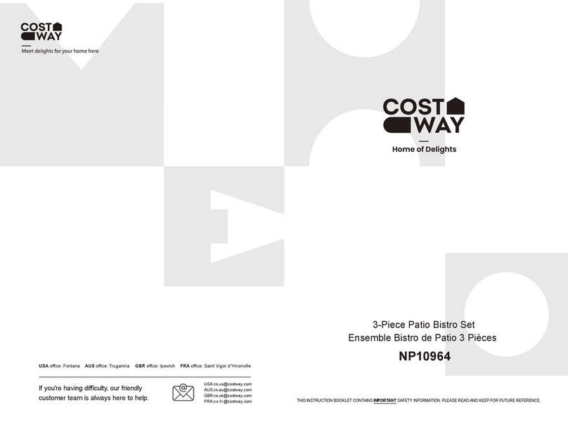 Costway NP10964 manual Costway NP10964 manual