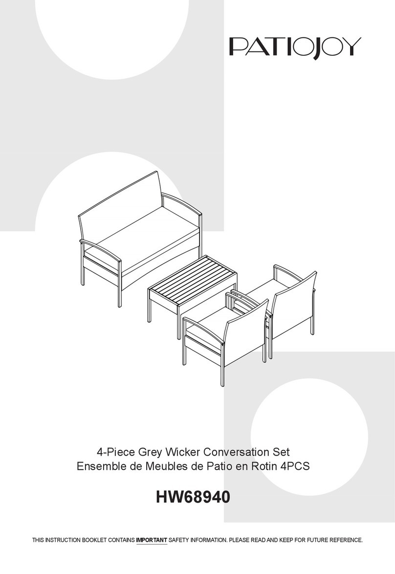 PATIOJOY HW68940 manual