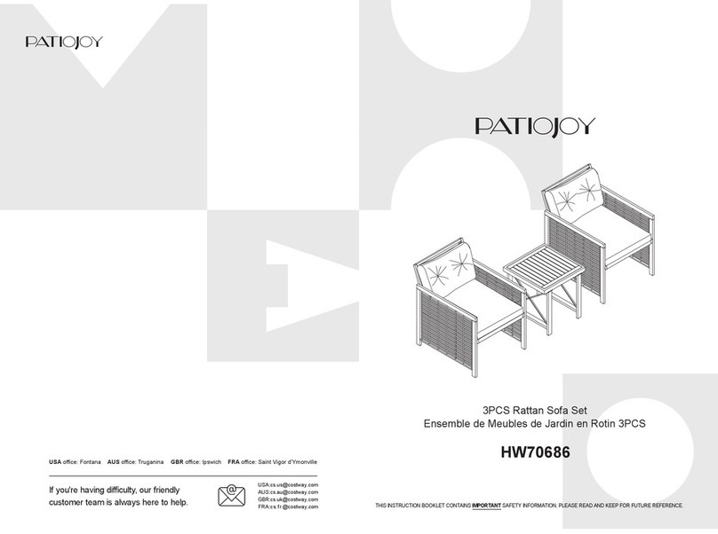 PATIOJOY HW70686 User manual PATIOJOY HW70686 User manual