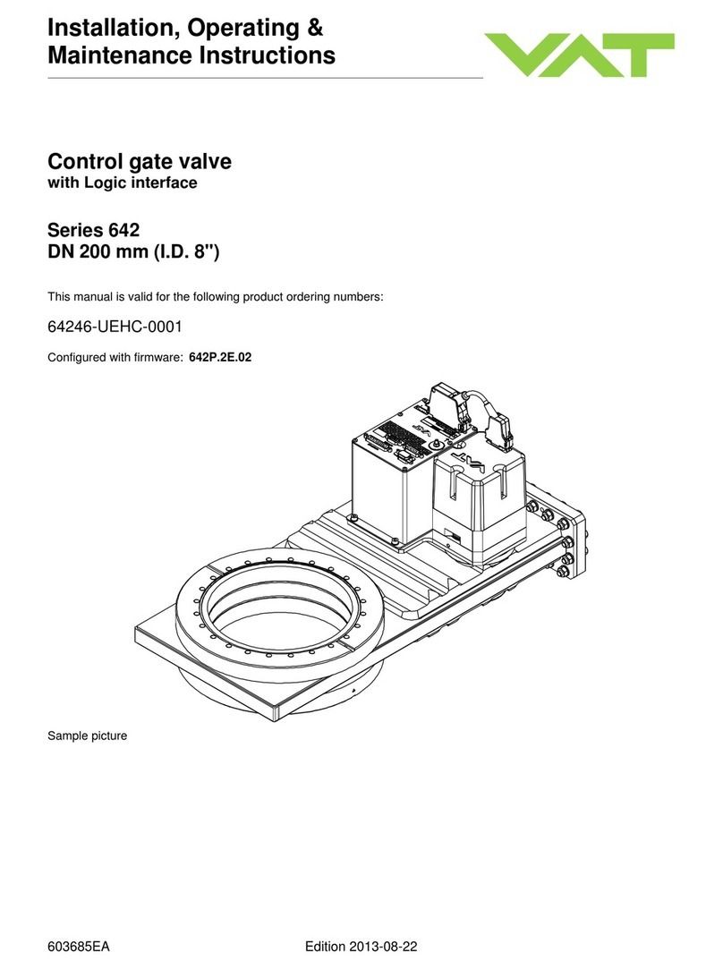 VAT 64246-UEHC-0001 Installation, operating,  & maintenance instructions