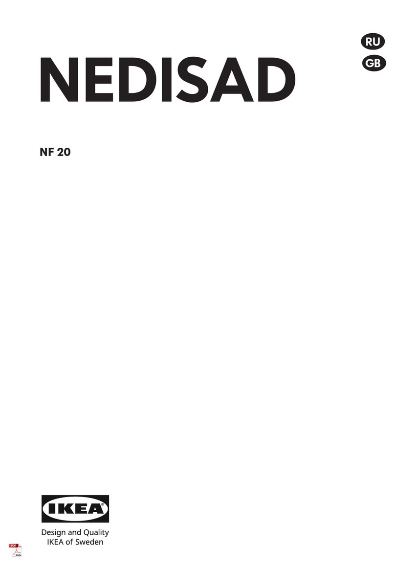 IKEA NEDISAD NF 20 User manual IKEA NEDISAD NF 20 User manual